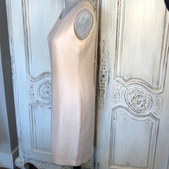 Linda Allard for Ellen Tracy Textured Sleeveless Sheath Dress with Sheer Duster - Picture 11 of 16